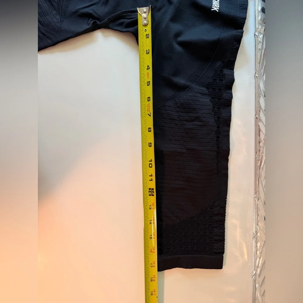 Gymshark Energy Seamless Leggings Black Yoga Sports Athleisure Workout Size S